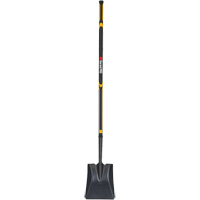 Pelle carr&eacute;e Pro, Fibre de verre, Lame Acier durci, Manche en Droit, Longueur 48" Cantin et fils
