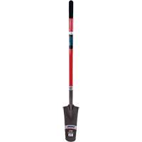 Pelle &agrave; drain robuste, Acier au carbone, Lame 16" x 6", 45" lo, Manche Droit Cantin et fils