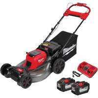 Ensemble de tondeuse sans fil autopropuls&eacute;e &agrave; double pile M18 Fuel, Pouss&eacute;e automatique, &agrave; pile, Largeur de coupe 21" Cantin et fils