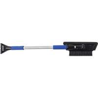 Snow Brush, Telescopic, EVA Foam Blade, 48" Long, Black/Blue Cantin et fils