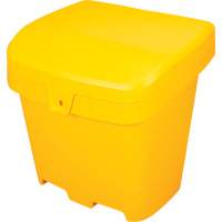 Salt & Sand Storage Bins, With Hasp, 21" x 27" x 26", 4.24 cu. ft., Yellow Cantin et fils