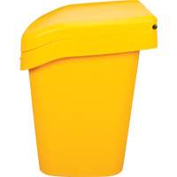 Salt & Sand Storage Bins, With Hasp, 21" x 27" x 26", 4.24 cu. ft., Yellow Cantin et fils