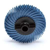 Meule en soie radiale Scotch-Brite, Oxyde d'aluminium, Grain 400, 2" dia. Cantin et fils
