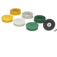 Ensemble de disques en soie Roloc, Oxyde d'aluminium, Grain Plusieurs, 3" dia. Cantin et fils