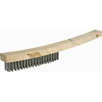 Brosse &agrave; r&eacute;curer industrielle &agrave; manche long, Acier au carbone, 3 x 19 rangs de fils, Longueur 13-3/4" Cantin et fils