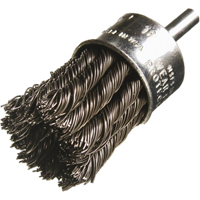 Brosses mont&eacute;es &agrave; fils nou&eacute;s, 1/2" dia., dia. Des fils 0,014", Tige 1/4" Cantin et fils