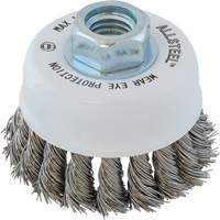 Brosse m&eacute;tallique ALLSTEEL, 3" dia. x 5/8"-11 arbre Cantin et fils