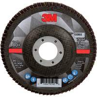 769F Quick Change Flap Disc, 4-1/2" x 7/8", Type 27, 80+ Grit, Ceramic Cantin et fils