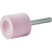 Meule mont&eacute;e vitrifi&eacute;e, A38, Oxyde d'aluminium, 1" dia., 1" lo, 80 Grain Cantin et fils