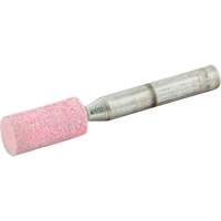 Meule mont&eacute;e vitrifi&eacute;e, W177, Oxyde d'aluminium, 3/8" dia., 3/4" lo, 80 Grain Cantin et fils