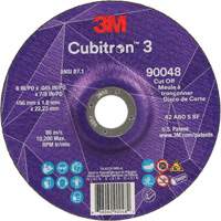 Meule &agrave; tronçonner Cubitron 3, 6" x 0,045", Arbre de 7/8", Type T27, C&eacute;ramique, 10 200 Tr/min Cantin et fils