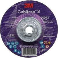 Cubitron 3 Cut-Off Wheel, 4-1/2" x 0.09", 5/8"-11 Arbor, Type T27, Ceramic, 13300 RPM Cantin et fils