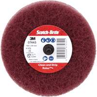 Scotch-Brite Roloc Plus General Purpose Scuffing Wheel, 4" Dia. Cantin et fils