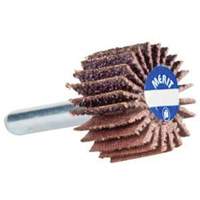 Mini Flap Wheel, Aluminum Oxide, 80 Grit, 1-1/2" x 1-1/2" x 1/4" Cantin et fils