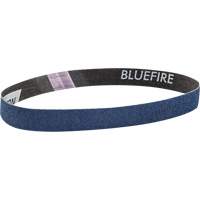 Courroie abrasive en tissu Bluefire, 3/4" la x 18" lo, Alumine de zirconium, Grain 120 Cantin et fils