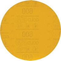 Disque abrasif dor&eacute; Hookit 09260, dia 6", Grain 600, Oxyde d'aluminium, Poids C Cantin et fils