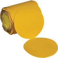 Disque abrasif dor&eacute; en rouleau Stikit 09312, 6" dia., Grain 120, Oxyde d'aluminium Cantin et fils