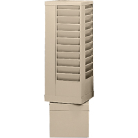 Literature Storage Racks, Rotating, 44 Slots, Steel, 14-1/8" W x 14-1/8" D x 48-1/2" H Cantin et fils