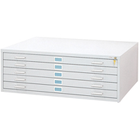 Classeurs En Acier Pour Plans-5 Tiroirs, 5 Tiroirs, 53-3/8" la x 41-3/8" p x 16-1/2" h Cantin et fils