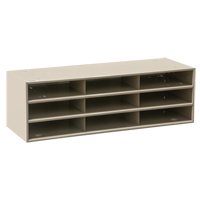 Organisateurs de donn&eacute;es, Stationnaire, 15 fentes, Acier, 33-3/4" la x 11 5/8" p x 17 3/4" h Cantin et fils