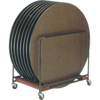 Chariots de table empilables, 49" la x 31,25" p x 41,25" h Cantin et fils