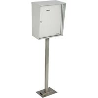 Collecting Boxes, Pedestal -Mounted, 21" x 12-7/8", Aluminum Cantin et fils