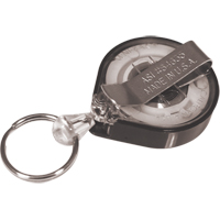 Anneaux &agrave; cl&eacute;s r&eacute;tractables Mini-Bak, Plastique, C&acirc;ble 36", Fixation Agrafe de ceinture Cantin et fils