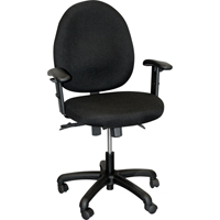 900 Series Mid-Back Ergonomic Steno Chair, Drafting, Adjustable Height, 250 lbs. Capacity Cantin et fils
