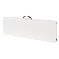 Folding Bench, Polyethylene, 72" L x 12" W x 17" H Cantin et fils