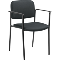 Chaises empilables, Tissu, Hauteur 32", Capacit&eacute; 300 lb, Charbon Cantin et fils