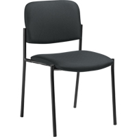 Chaises sans accoudoirs empilables, Tissu, Hauteur 32", Capacit&eacute; 300 lb, Charbon Cantin et fils