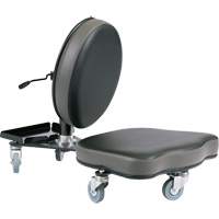 Chaise ergonomique Flex, Vinyle, Noir/gris Cantin et fils