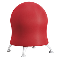 Zenergy Ball Chair, Fabric, Red, 250 lbs. Capacity Cantin et fils