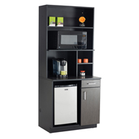 Armoire modulaire, M&eacute;lamine, 39" h x 36" la x 25" P, Nuit d'Asie/noir Cantin et fils
