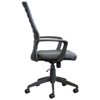 Activ A-128 Office Chair, Polyurethane, Black, 275 lbs. Capacity Cantin et fils