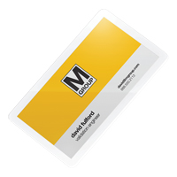 Pochettes lamin&eacute;es pour cartes d'affaires Swingline UltraClear Cantin et fils