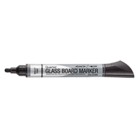 Premium Glass Dry-Erase Markers, Black, Bullet Tip Cantin et fils