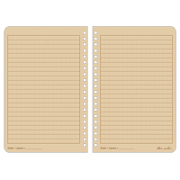 Carnet de notes de poche &agrave; spirale lat&eacute;rale, Couverture souple, Havane, 64 Pages, 4-5/8" , 7"  Cantin et fils