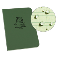 Memo Book, Soft Cover, Green, 112 Pages, 3-1/2" W x 5" L Cantin et fils