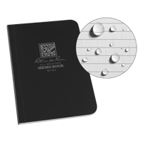 Memo Book, Soft Cover, Black, 112 Pages, 3-1/2" W x 5" L Cantin et fils