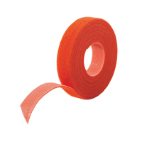 One-Wrap&reg; Cable Management Tape, Hook & Loop, 25 yds x 5/8", Self-Grip, Orange Cantin et fils