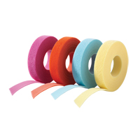 One-Wrap&reg; Cable Management Tape, Hook & Loop, 25 yds x 3/4", Self-Grip, Aqua Cantin et fils