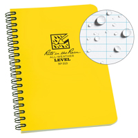 Side-Spiral Notebook, Soft Cover, Yellow, 64 Pages, 4-5/8" W x 7" L Cantin et fils
