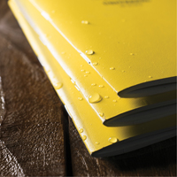 Notebook, Soft Cover, Yellow, 48 Pages, 4-5/8" W x 7" L Cantin et fils