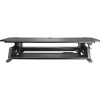 Poste de travail assis-debout Goya, Mod&egrave;le de bureau, 20" h x 42" la x 16" p, Noir Cantin et fils