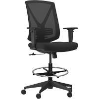 Activ Series Synchro-Tilt Adjustable Chair, Fabric/Mesh, Black, 275 lbs. Capacity Cantin et fils