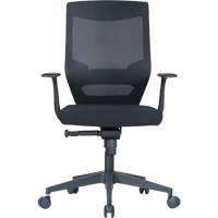 Activ Series Synchro-Tilt Office Chair, Fabric/Mesh, Black, 275 lbs. Capacity Cantin et fils