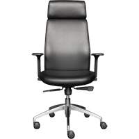 Activ Series High Back Executive Chair, Polyurethane/Vinyl, Black, 275 lbs. Capacity Cantin et fils