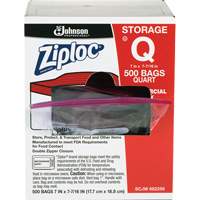 Sacs d'entreposage alimentaire &agrave; double fermeture &agrave; glissi&egrave;re de Ziploc Cantin et fils