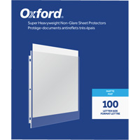 Oxford&reg; Heavyweight Non-Glare Sheet Protectors Cantin et fils
